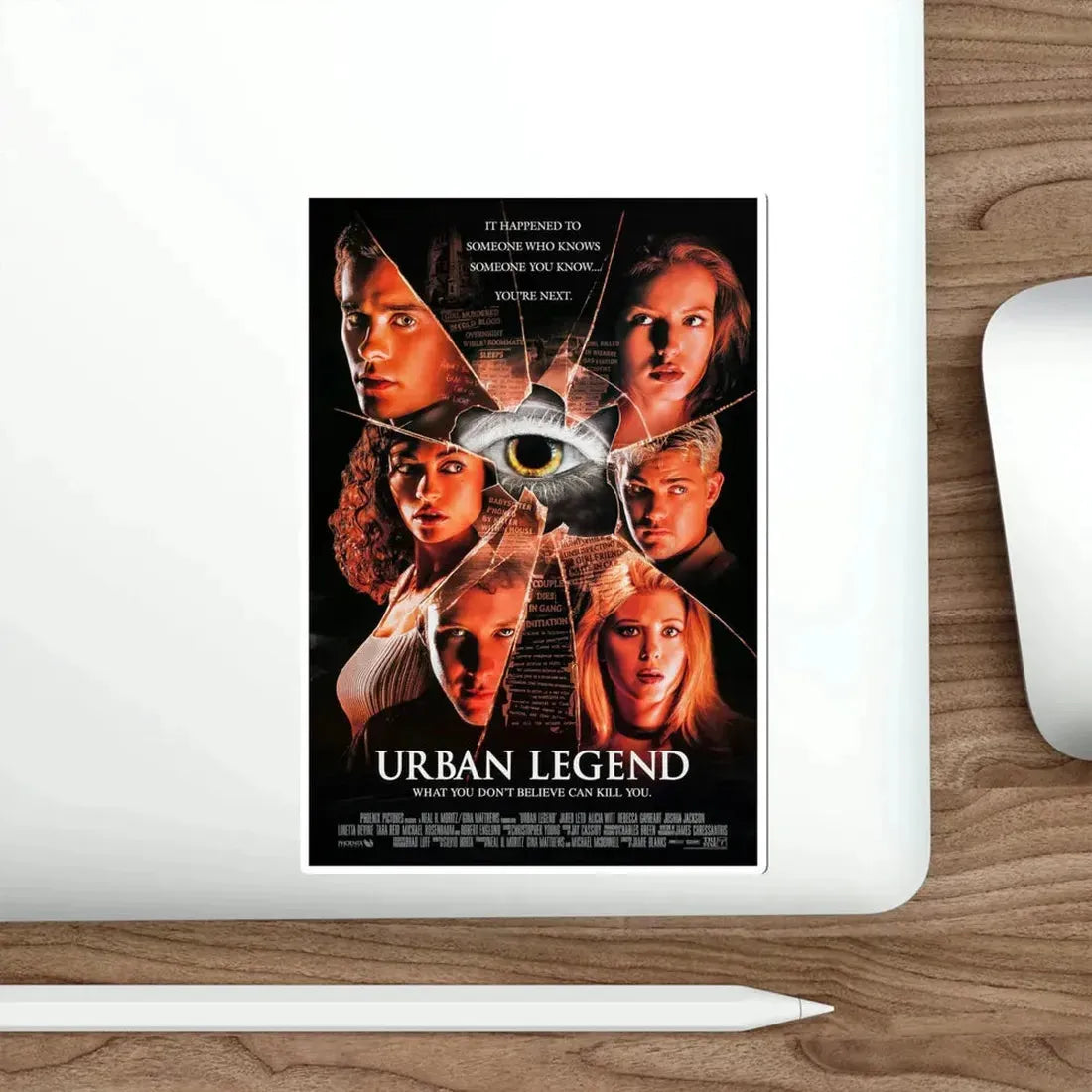 Urban Legend 1998 Movie Poster STICKER Vinyl Die-Cut Decal - The Sticker Space