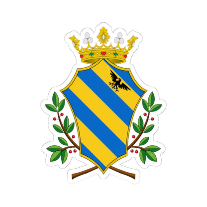 Urbino-Stemma (Italy) (Coat of Arms) STICKER Vinyl Kiss-Cut Decal 6 Inch White - The Sticker Space
