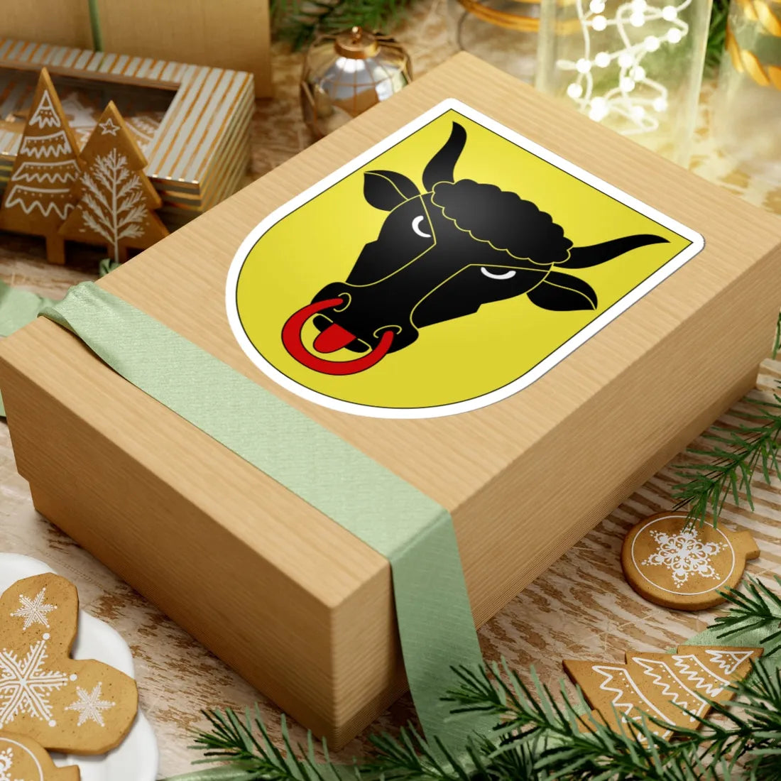 Uri-coat of arms (Switzerland) (Coat of Arms) STICKER Vinyl Kiss-Cut Decal - The Sticker Space