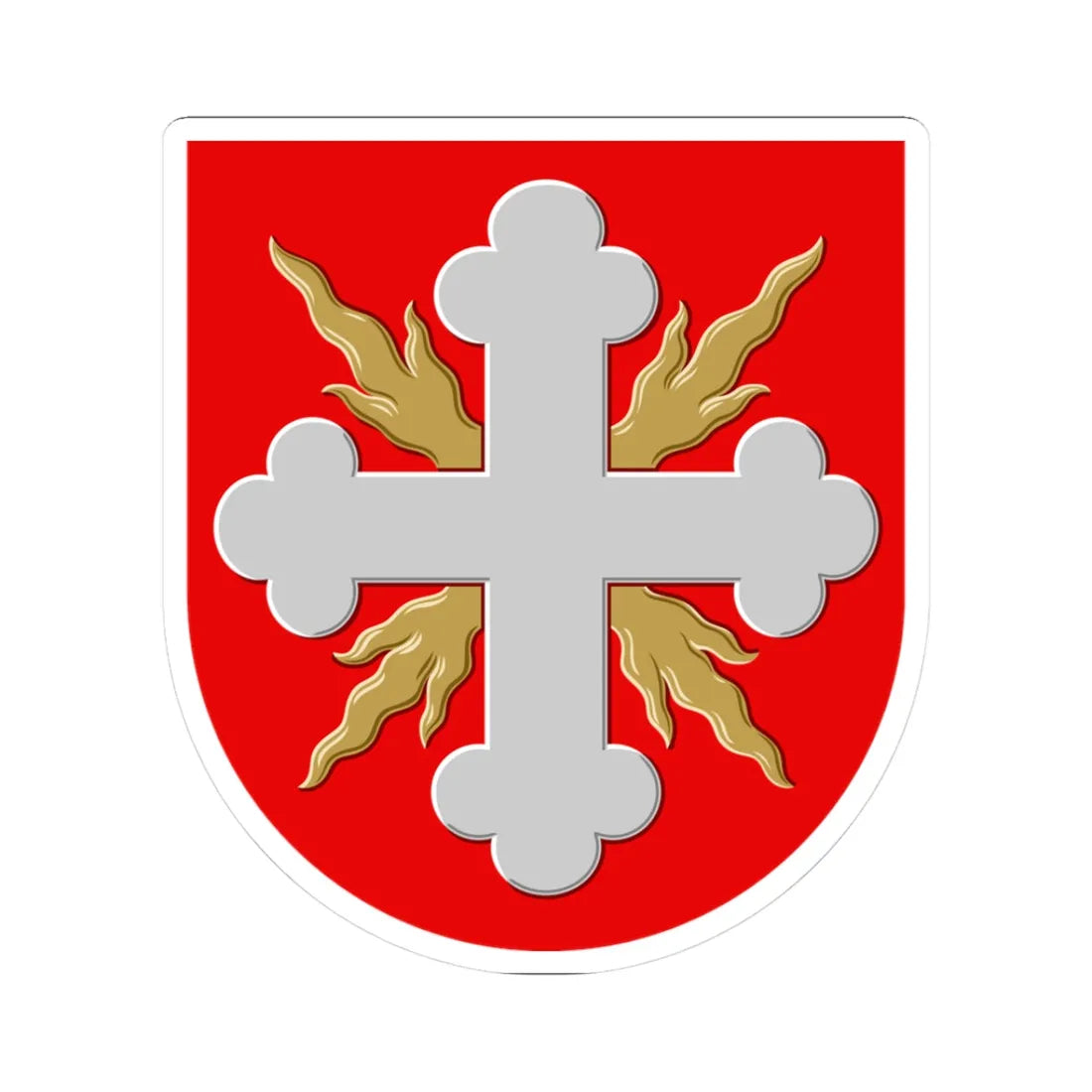 Urjala.vaakuna (Finland) (Coat of Arms) STICKER Vinyl Kiss-Cut Decal 3 Inch White - The Sticker Space