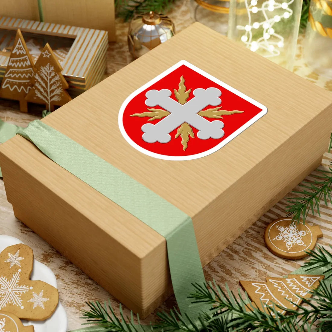 Urjala.vaakuna (Finland) (Coat of Arms) STICKER Vinyl Kiss-Cut Decal - The Sticker Space