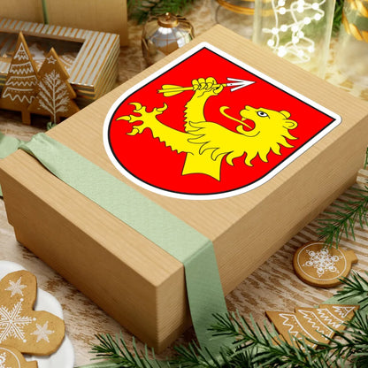 Urmein wappen (Switzerland) (Coat of Arms) STICKER Vinyl Kiss-Cut Decal - The Sticker Space