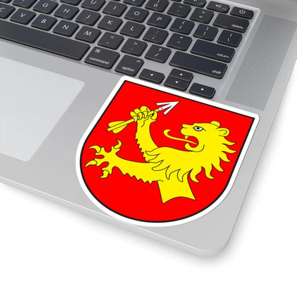 Urmein wappen (Switzerland) (Coat of Arms) STICKER Vinyl Kiss-Cut Decal - The Sticker Space