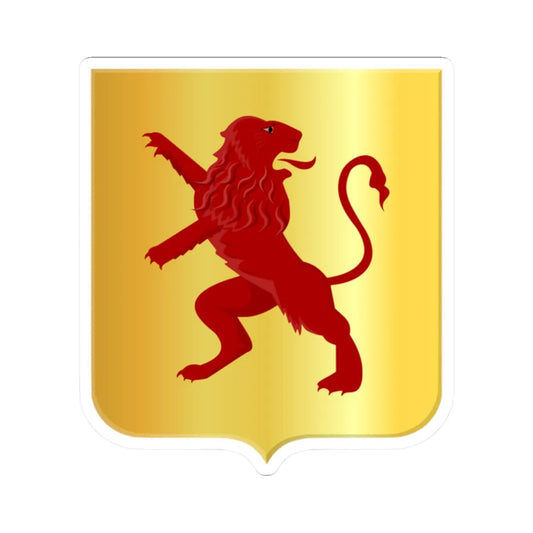 Ursem wapen (Netherlands) (Coat of Arms) STICKER Vinyl Kiss-Cut Decal 2 Inch White - The Sticker Space