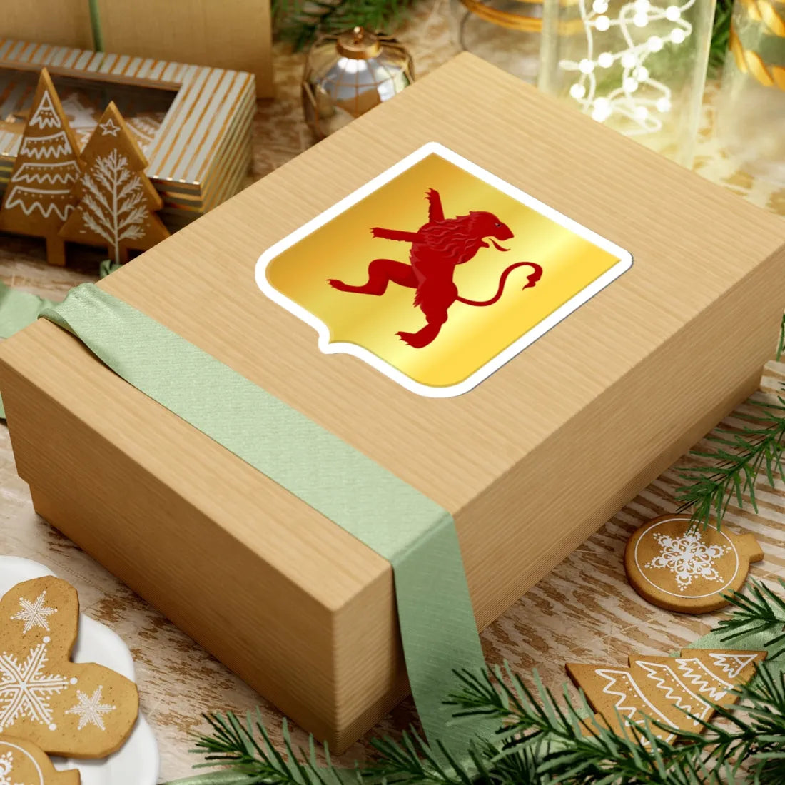 Ursem wapen (Netherlands) (Coat of Arms) STICKER Vinyl Kiss-Cut Decal - The Sticker Space