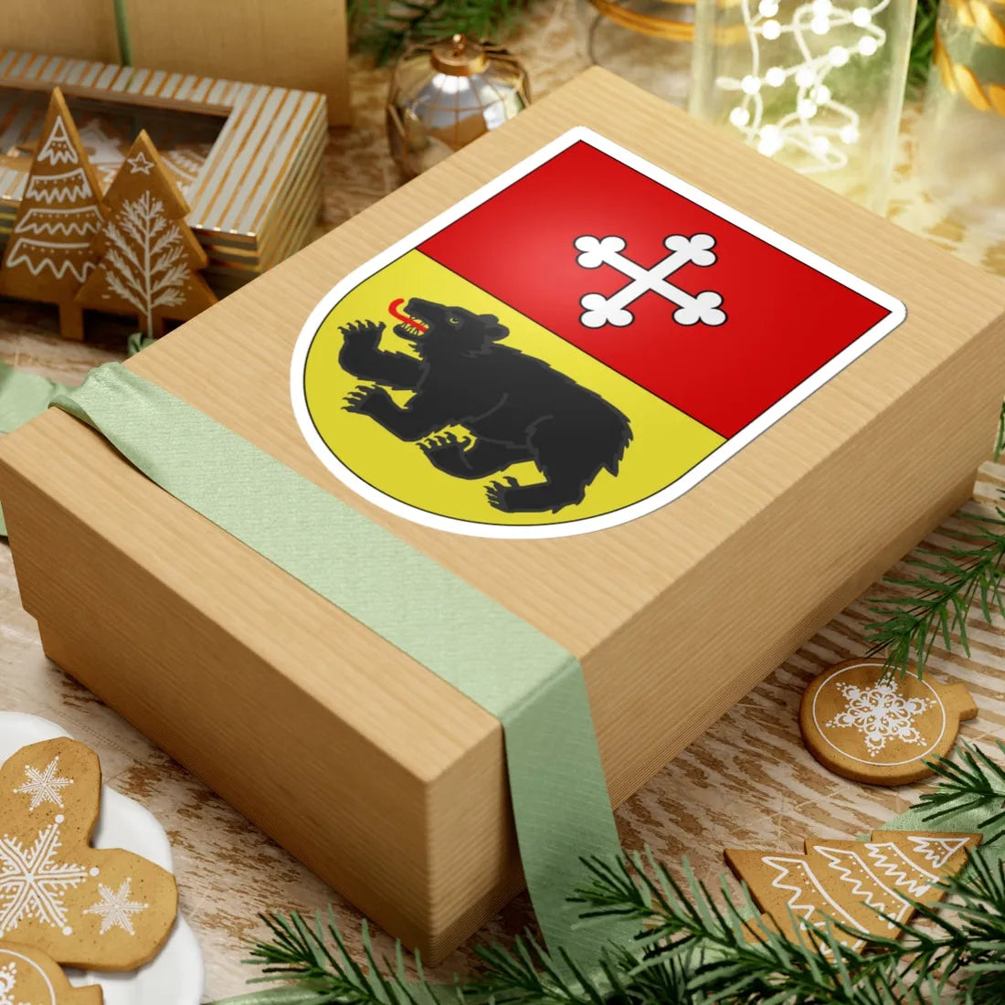 Ursy-coat of arms (Switzerland) (Coat of Arms) STICKER Vinyl Kiss-Cut Decal - The Sticker Space