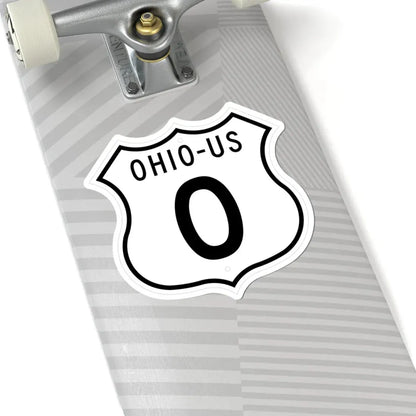 US 0 Ohio 1955 (Ohio) (Road Sign) STICKER Vinyl Kiss-Cut Decal - The Sticker Space