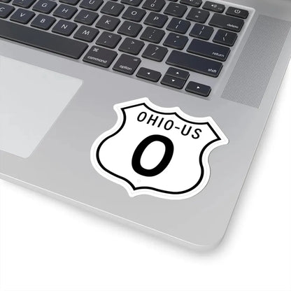 US 0 Ohio 1955 (Ohio) (Road Sign) STICKER Vinyl Kiss-Cut Decal - The Sticker Space