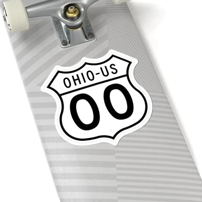 US 00 Ohio 1948 (Ohio) (Road Sign) STICKER Vinyl Kiss-Cut Decal - The Sticker Space