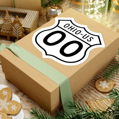 US 00 Ohio 1948 (Ohio) (Road Sign) STICKER Vinyl Kiss-Cut Decal - The Sticker Space