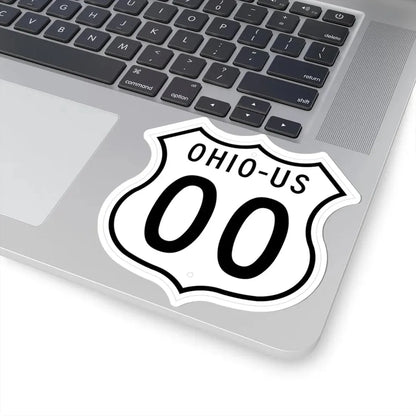 US 00 Ohio 1955 (Ohio) (Road Sign) STICKER Vinyl Kiss-Cut Decal - The Sticker Space