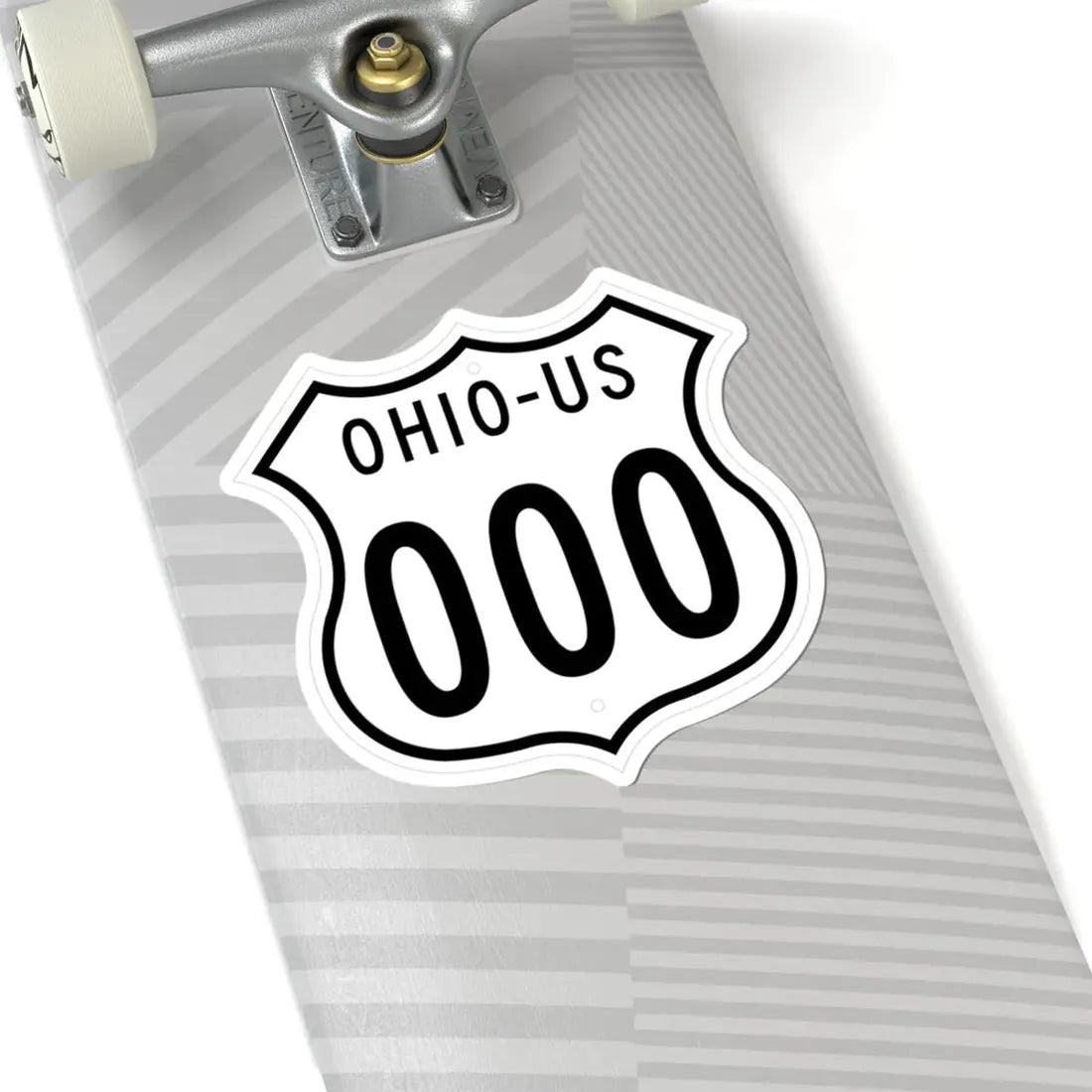 US 000 Ohio 1955 (Ohio) (Road Sign) STICKER Vinyl Kiss-Cut Decal - The Sticker Space