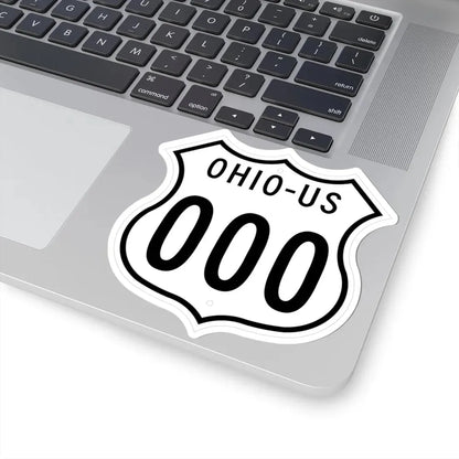 US 000 Ohio 1955 (Ohio) (Road Sign) STICKER Vinyl Kiss-Cut Decal - The Sticker Space