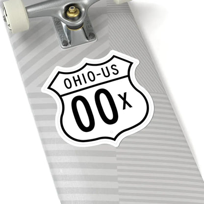 US 00X Ohio 1948 (Ohio) (Road Sign) STICKER Vinyl Kiss-Cut Decal - The Sticker Space