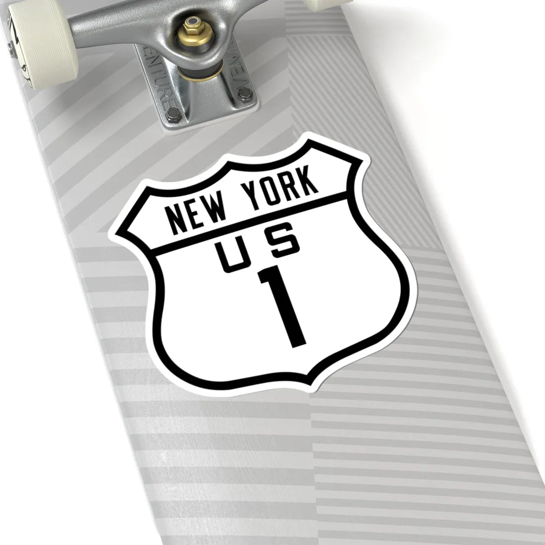 US 1 NY Old (New York) (Road Sign) STICKER Vinyl Kiss-Cut Decal - The Sticker Space