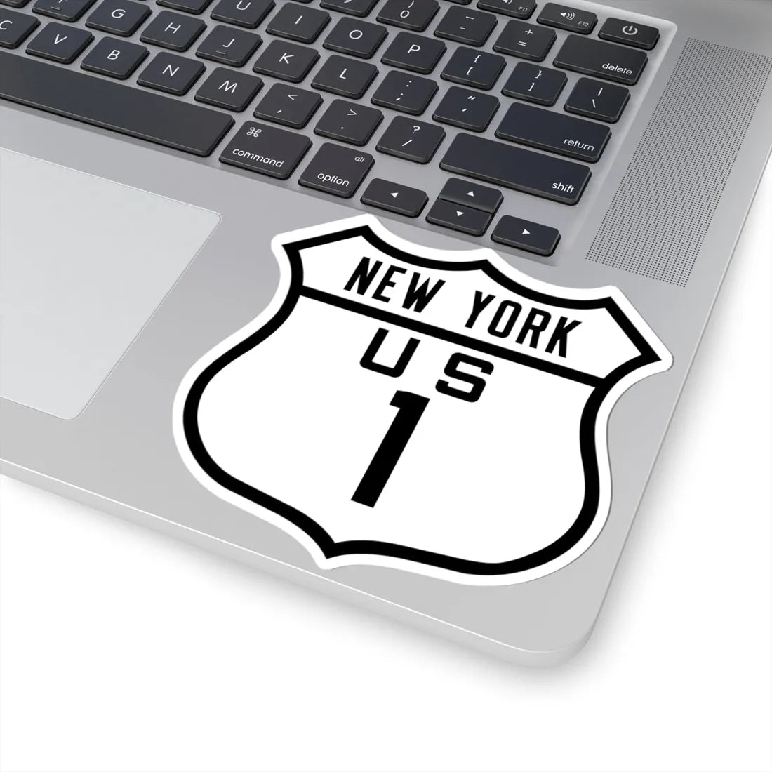 US 1 NY Old (New York) (Road Sign) STICKER Vinyl Kiss-Cut Decal - The Sticker Space