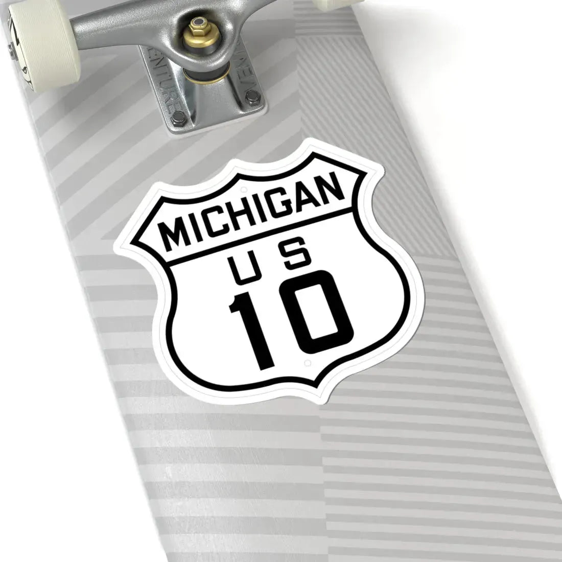 US 10 Michigan 1926 (Michigan) (Road Sign) STICKER Vinyl Kiss-Cut Decal - The Sticker Space