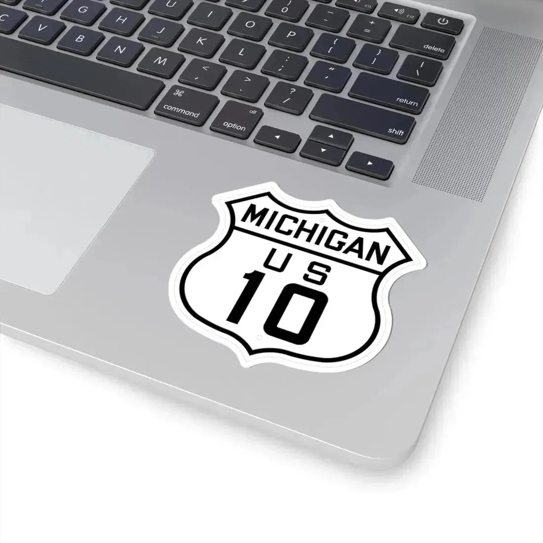 US 10 Michigan 1926 (Michigan) (Road Sign) STICKER Vinyl Kiss-Cut Decal - The Sticker Space