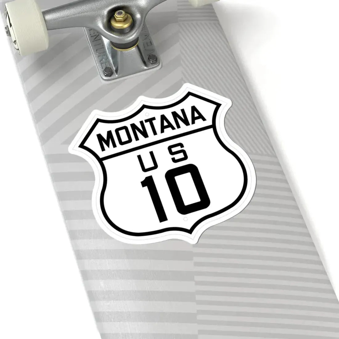 US 10 Montana 1926 (Montana) (Road Sign) STICKER Vinyl Kiss-Cut Decal - The Sticker Space