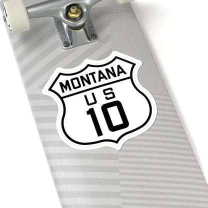 US 10 Montana 1926 (Montana) (Road Sign) STICKER Vinyl Kiss-Cut Decal - The Sticker Space