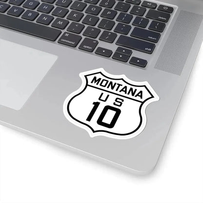US 10 Montana 1926 (Montana) (Road Sign) STICKER Vinyl Kiss-Cut Decal - The Sticker Space