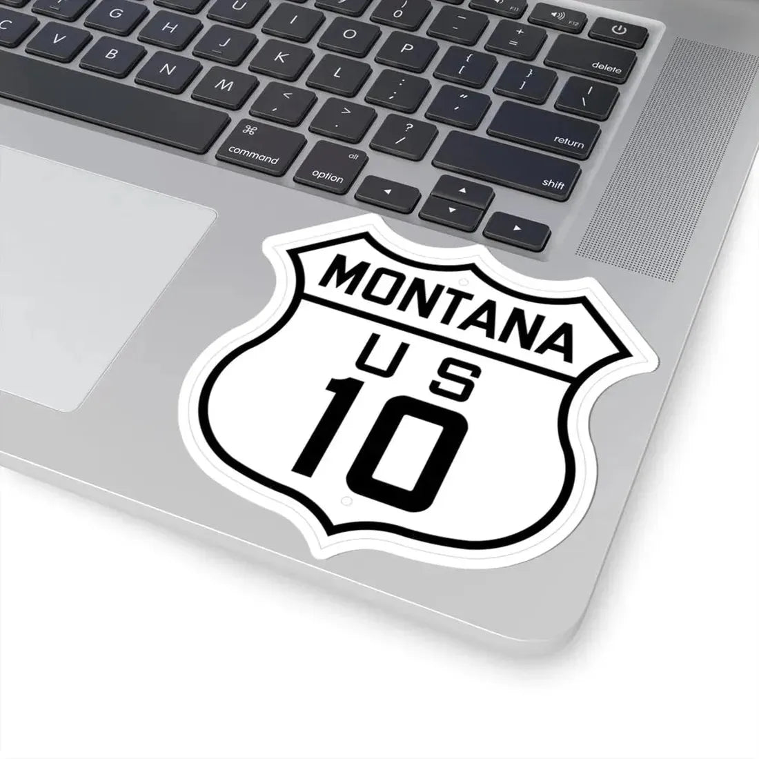 US 10 Montana 1926 (Montana) (Road Sign) STICKER Vinyl Kiss-Cut Decal - The Sticker Space