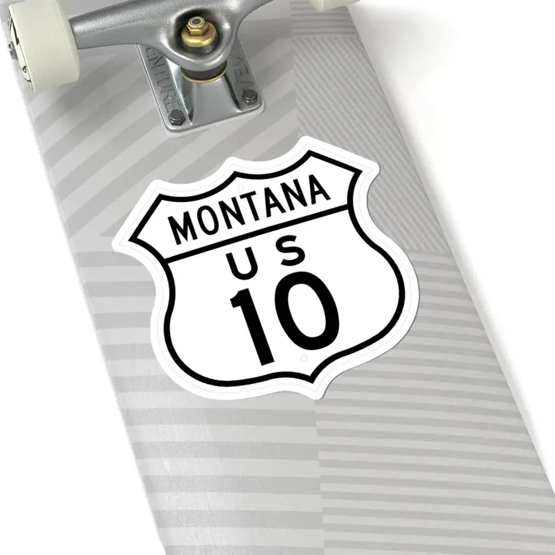 US 10 Montana 1948 (Montana) (Road Sign) STICKER Vinyl Kiss-Cut Decal - The Sticker Space