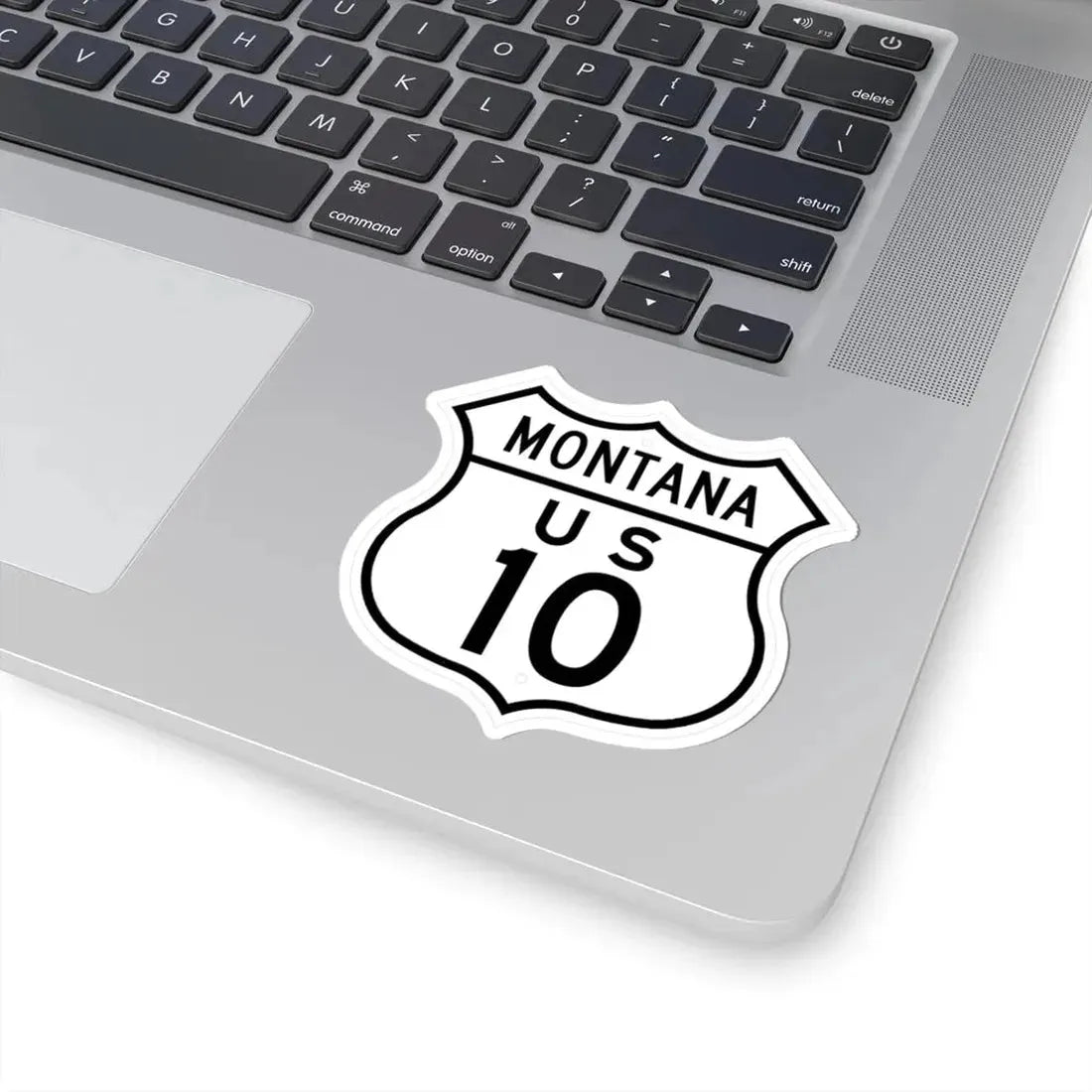 US 10 Montana 1948 (Montana) (Road Sign) STICKER Vinyl Kiss-Cut Decal - The Sticker Space