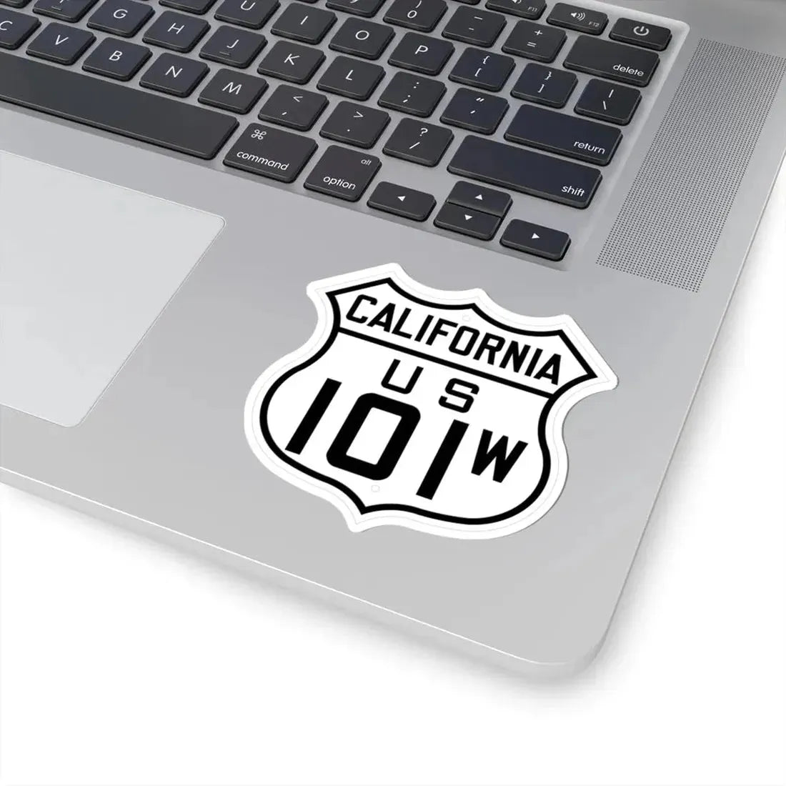 US 101W California 1926 (California) (Road Sign) STICKER Vinyl Kiss-Cut Decal - The Sticker Space