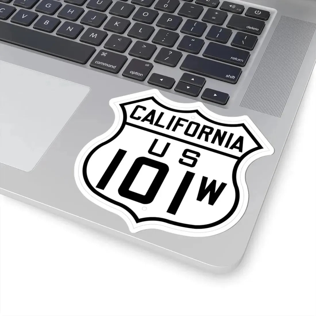 US 101W California 1926 (California) (Road Sign) STICKER Vinyl Kiss-Cut Decal - The Sticker Space