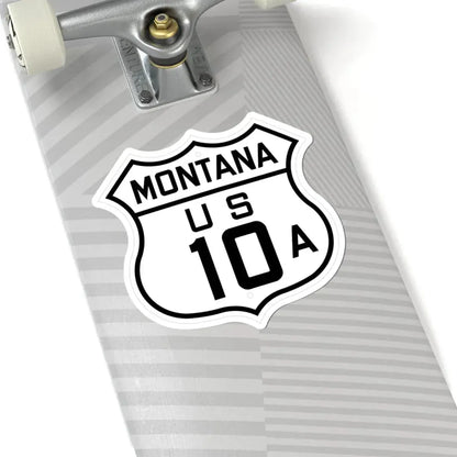US 10A Montana 1926 (Montana) (Road Sign) STICKER Vinyl Kiss-Cut Decal - The Sticker Space
