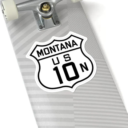 US 10N Montana 1926 (Montana) (Road Sign) STICKER Vinyl Kiss-Cut Decal - The Sticker Space