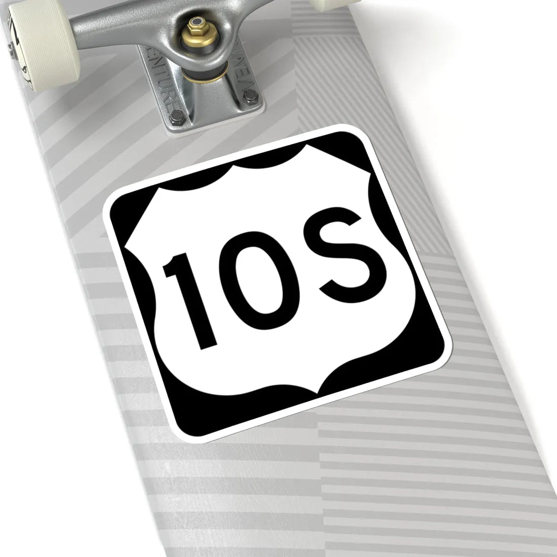 US 10S MN (Minnesota) (Road Sign) STICKER Vinyl Kiss-Cut Decal - The Sticker Space