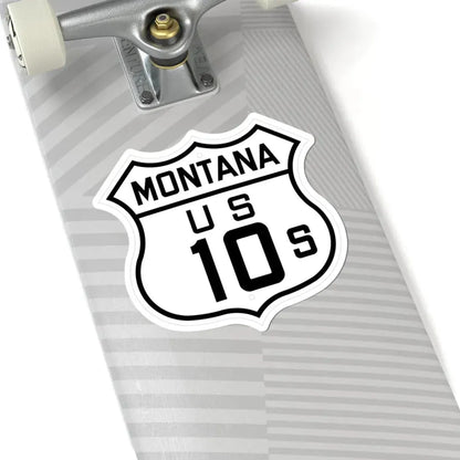 US 10S Montana 1926 (Montana) (Road Sign) STICKER Vinyl Kiss-Cut Decal - The Sticker Space