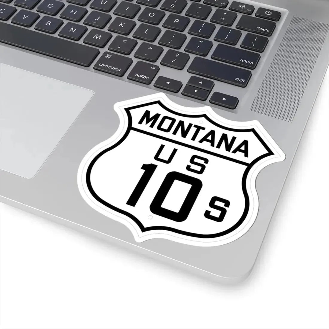US 10S Montana 1926 (Montana) (Road Sign) STICKER Vinyl Kiss-Cut Decal - The Sticker Space