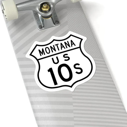 US 10S Montana 1948 (Montana) (Road Sign) STICKER Vinyl Kiss-Cut Decal - The Sticker Space