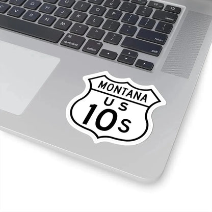 US 10S Montana 1948 (Montana) (Road Sign) STICKER Vinyl Kiss-Cut Decal - The Sticker Space