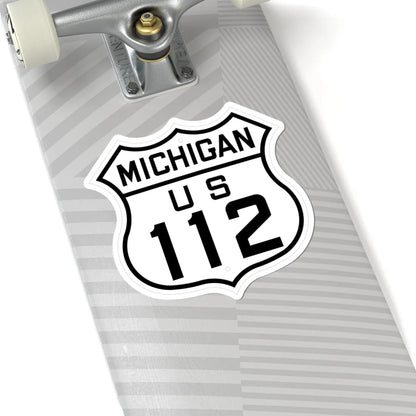 US 112 Michigan 1926 (Michigan) (Road Sign) STICKER Vinyl Kiss-Cut Decal - The Sticker Space