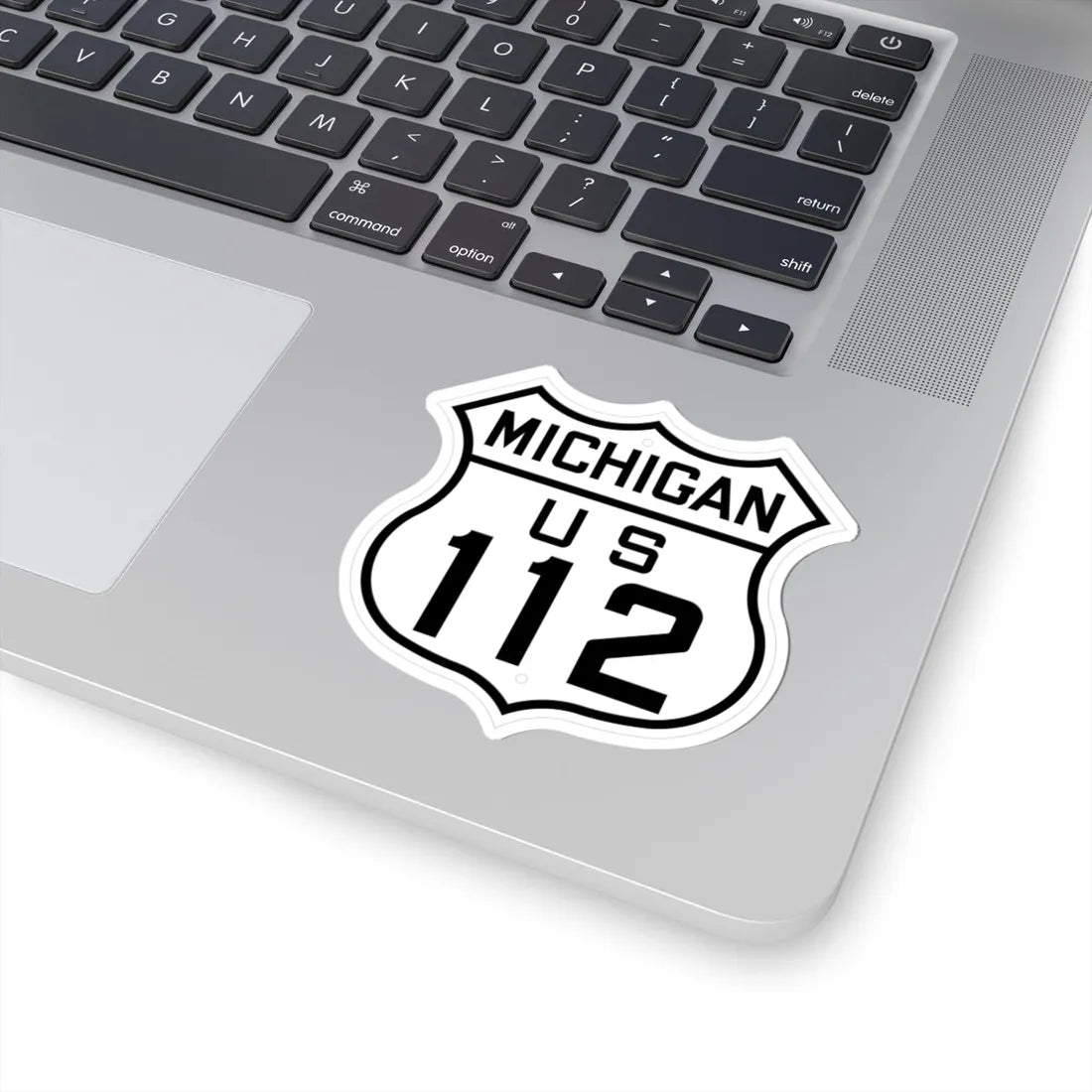 US 112 Michigan 1926 (Michigan) (Road Sign) STICKER Vinyl Kiss-Cut Decal - The Sticker Space