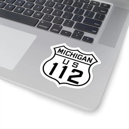US 112 Michigan 1926 (Michigan) (Road Sign) STICKER Vinyl Kiss-Cut Decal - The Sticker Space