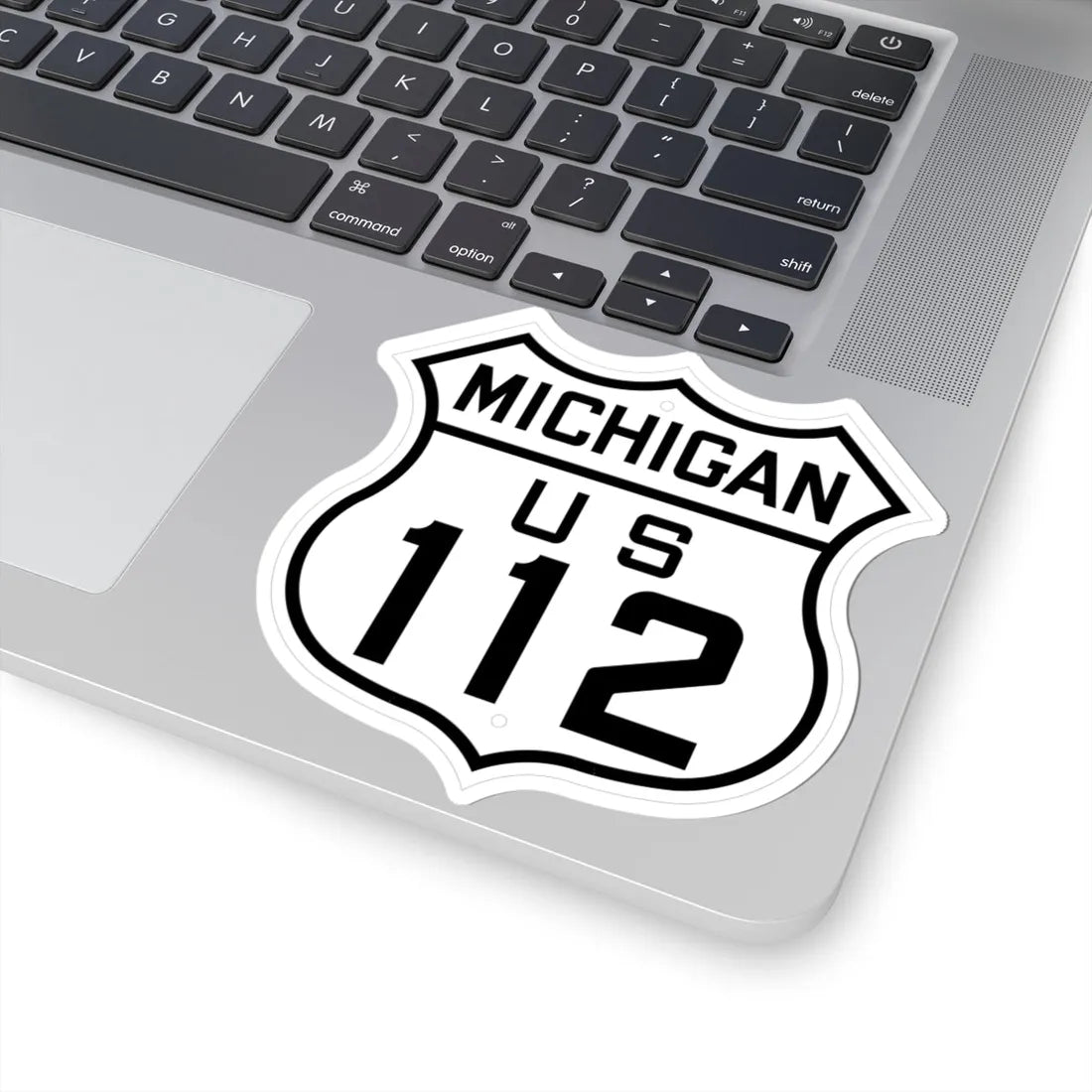 US 112 Michigan 1926 (Michigan) (Road Sign) STICKER Vinyl Kiss-Cut Decal - The Sticker Space