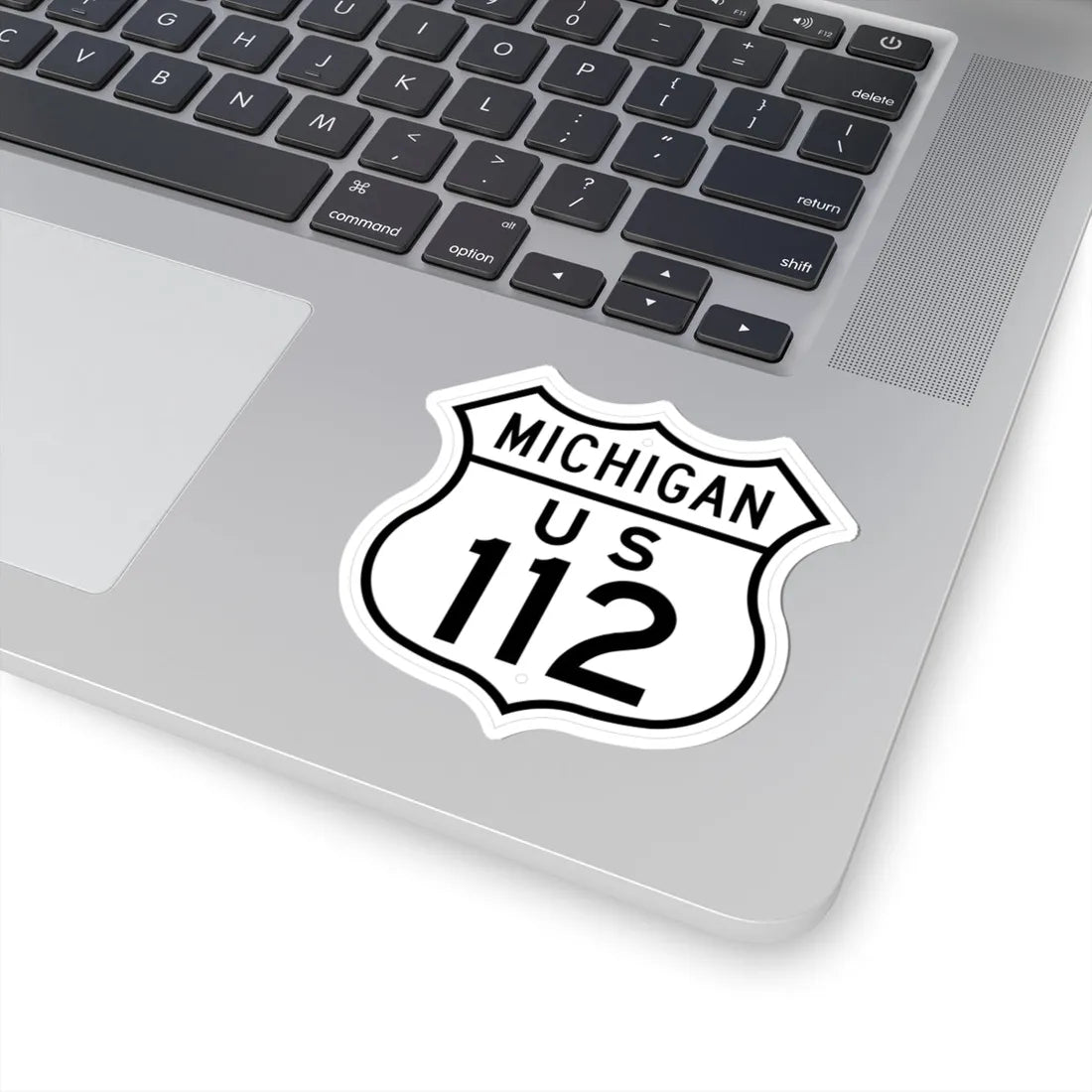 US 112 Michigan 1948 (Michigan) (Road Sign) STICKER Vinyl Kiss-Cut Decal - The Sticker Space