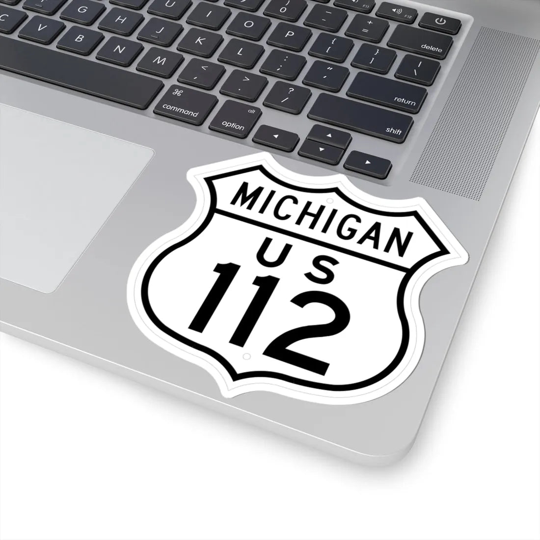 US 112 Michigan 1948 (Michigan) (Road Sign) STICKER Vinyl Kiss-Cut Decal - The Sticker Space
