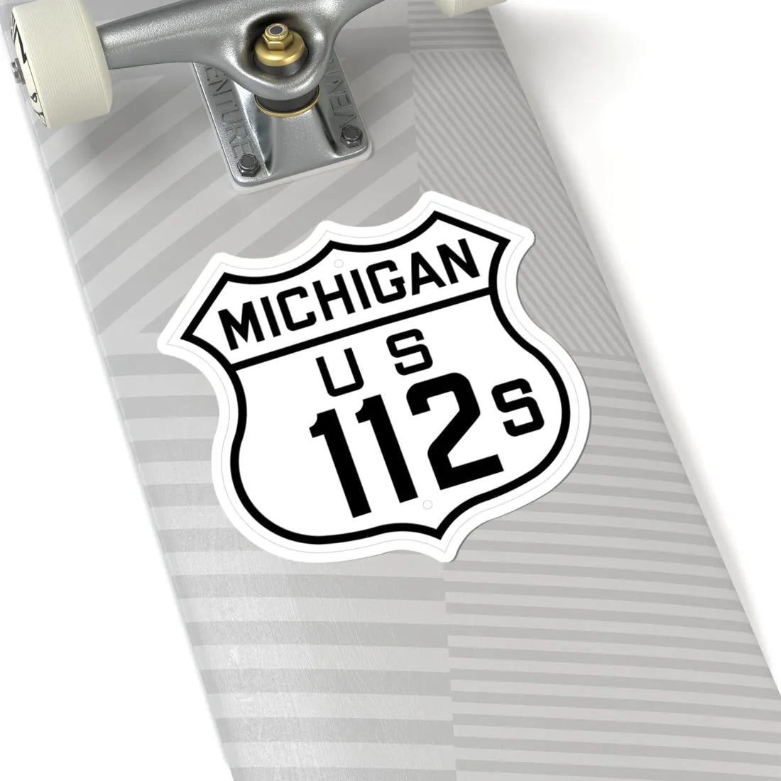 US 112S Michigan 1926 (Michigan) (Road Sign) STICKER Vinyl Kiss-Cut Decal - The Sticker Space