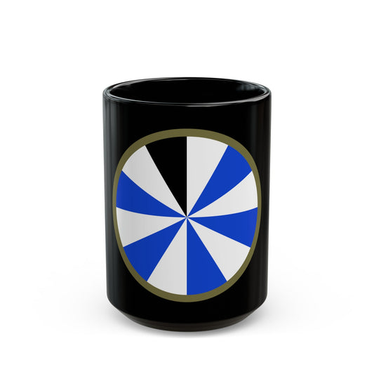 US 11th Infantry Division (U.S. Army) Black Coffee Mug-15oz-The Sticker Space