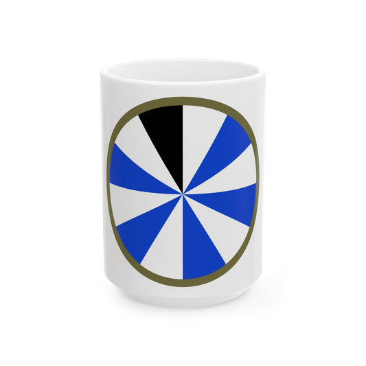 US 11th Infantry Division (U.S. Army) White Coffee Mug-15oz-The Sticker Space