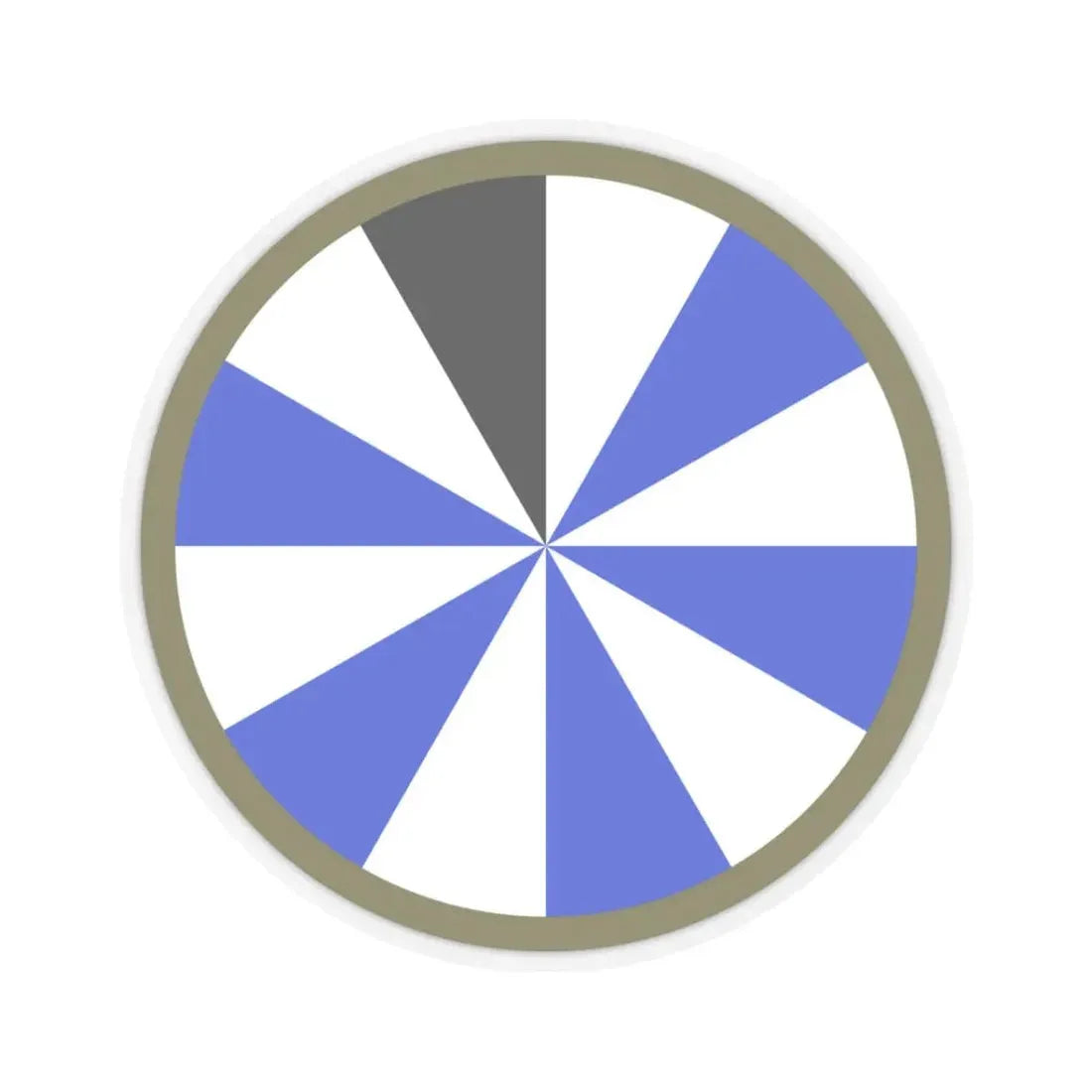 US 11th Infantry Division (U.S. Army) STICKER Vinyl Kiss-Cut Decal 3 Inch Transparent - The Sticker Space