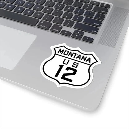 US 12 Montana 1926 (Montana) (Road Sign) STICKER Vinyl Kiss-Cut Decal - The Sticker Space