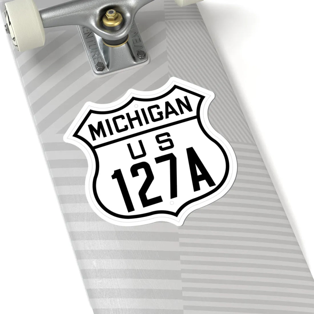 US 127A Michigan 1926 (Michigan) (Road Sign) STICKER Vinyl Kiss-Cut Decal - The Sticker Space