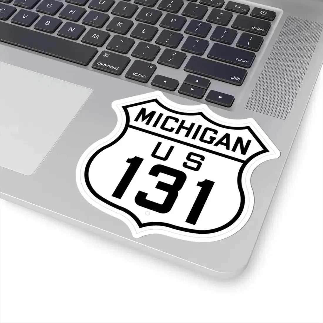 US 131 Michigan 1926 (Michigan) (Road Sign) STICKER Vinyl Kiss-Cut Decal - The Sticker Space